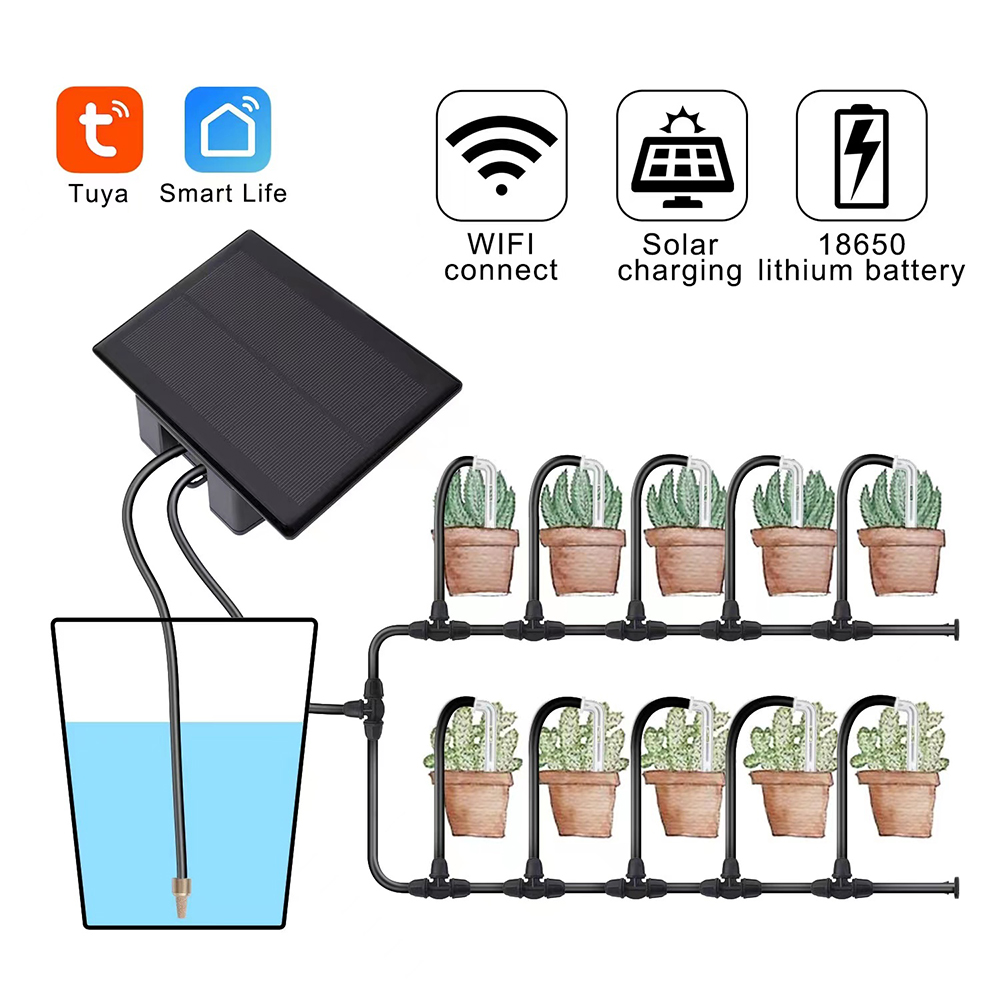 Smart Garden Iot - Tuya WiFi Solar Water Pump Timer