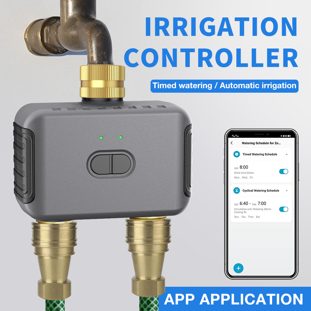 Smart Garden Iot - Tuya 2 Zone Watering Timer Garden