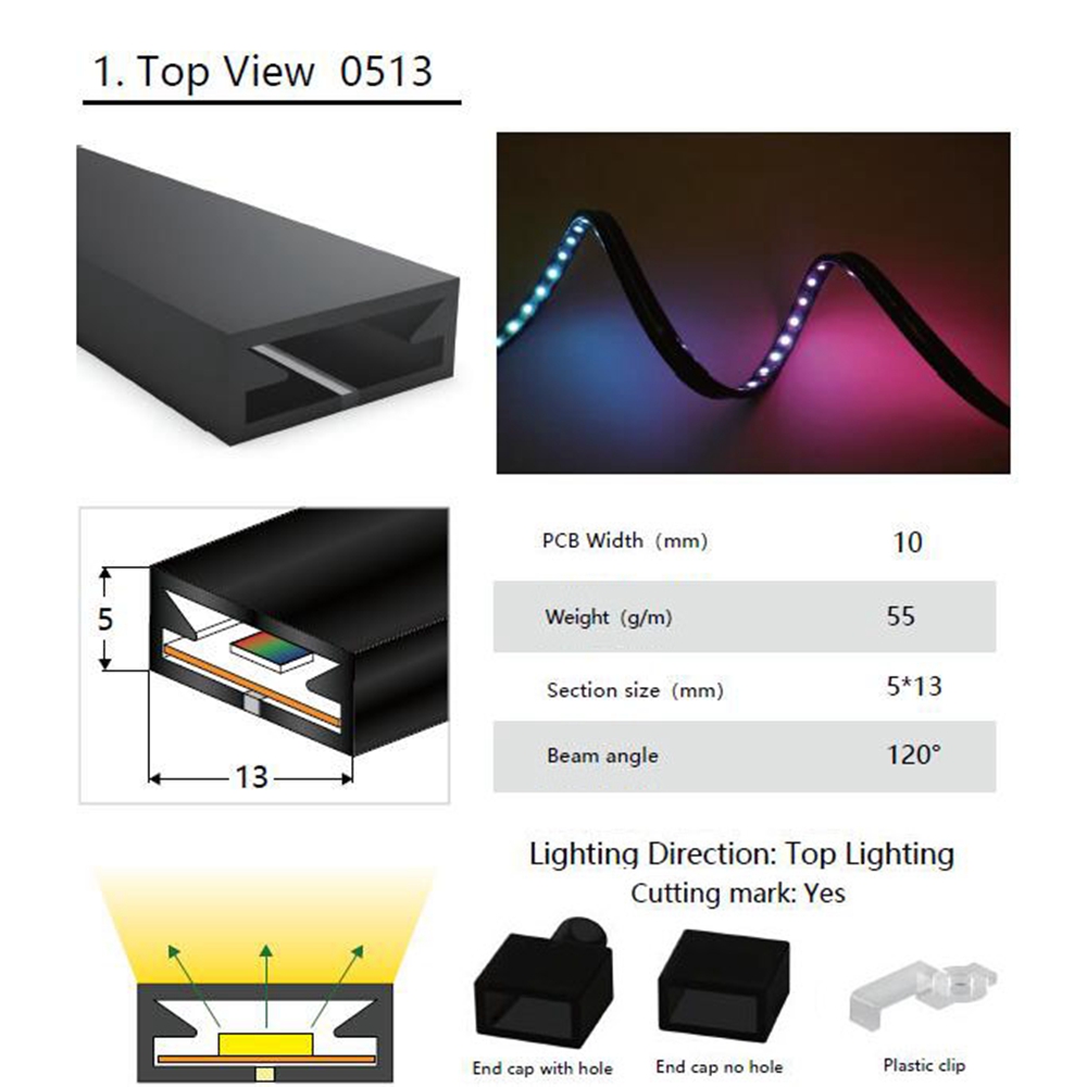 WS2812B WS2811 SK6812 LED Neon - Led Plant Light Strip ulasan dan harga