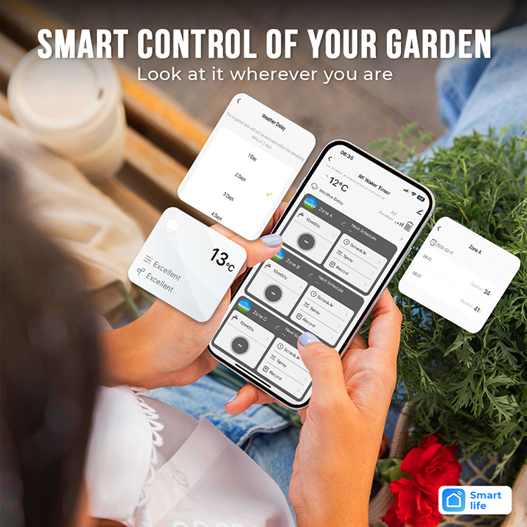 New Design Three Outlet Smart  - Smart Garden Design ulasan dan harga