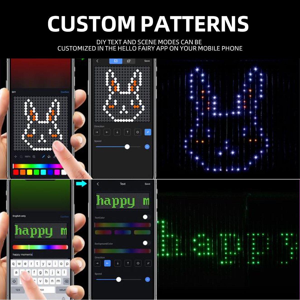 2Mx2M Smart Curtain Lights App - Smart Garden Rooms ulasan dan harga