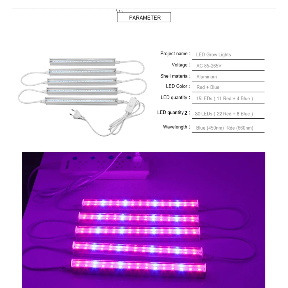 12 Inch LED Plant Grow Light S - Led Plant Light Strip ulasan dan harga