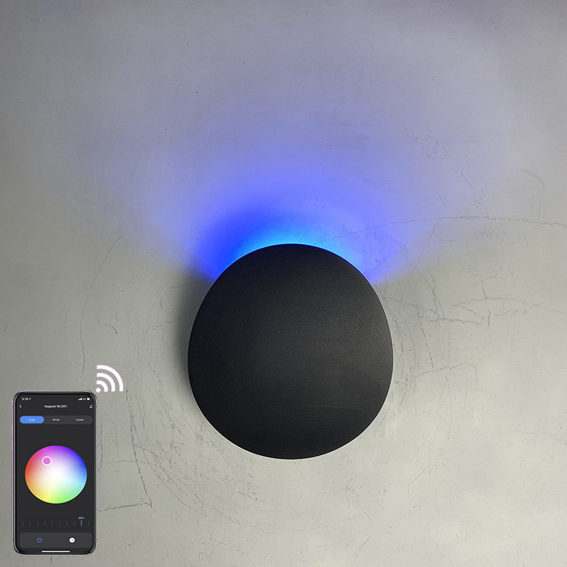 9W RGBW LED Wall Lamp Wifi Blu - Smart Garden Rooms ulasan dan harga