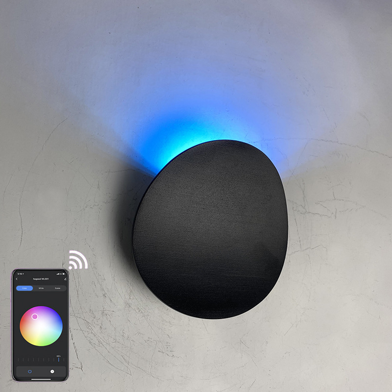 9W RGBW LED Wall Lamp Wifi Blu - Smart Garden Rooms ulasan dan harga