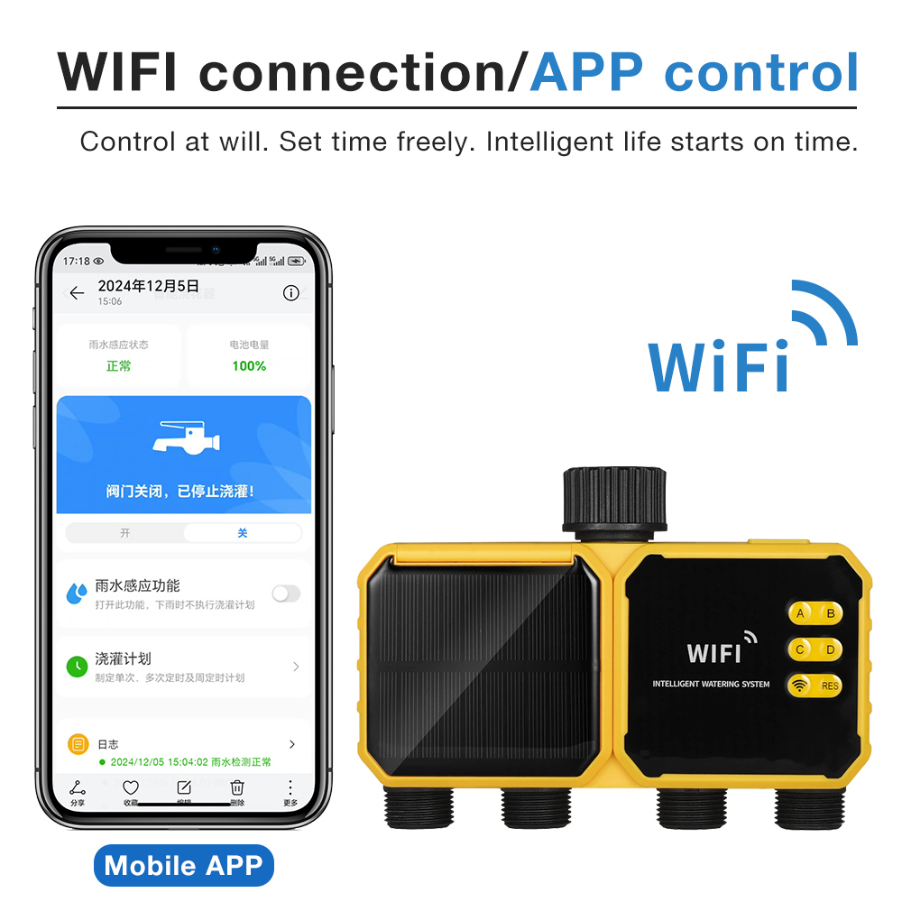 WiFi Solar Irrigation Timer 1/ - Smart Garden Iot ulasan dan harga
