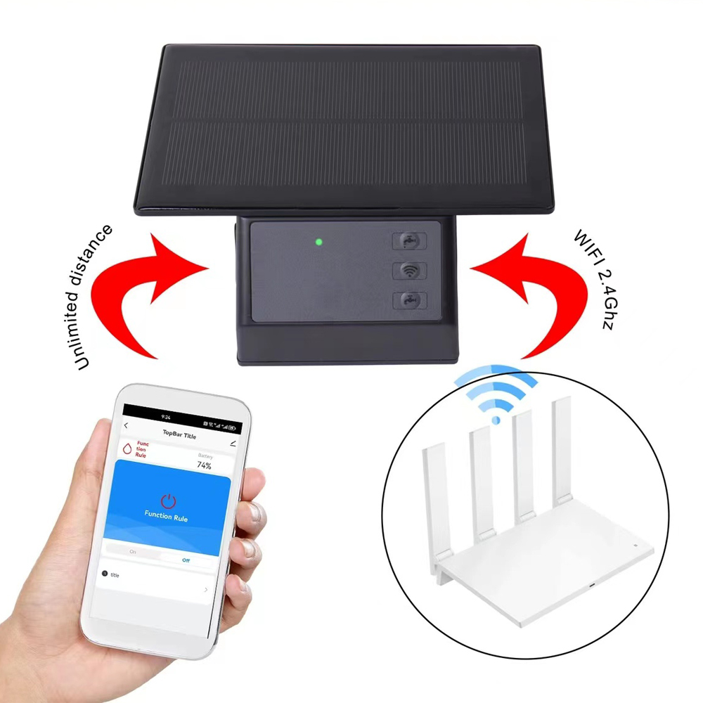 Tuya WiFi Solar Water Pump Tim - Smart Garden Iot ulasan dan harga